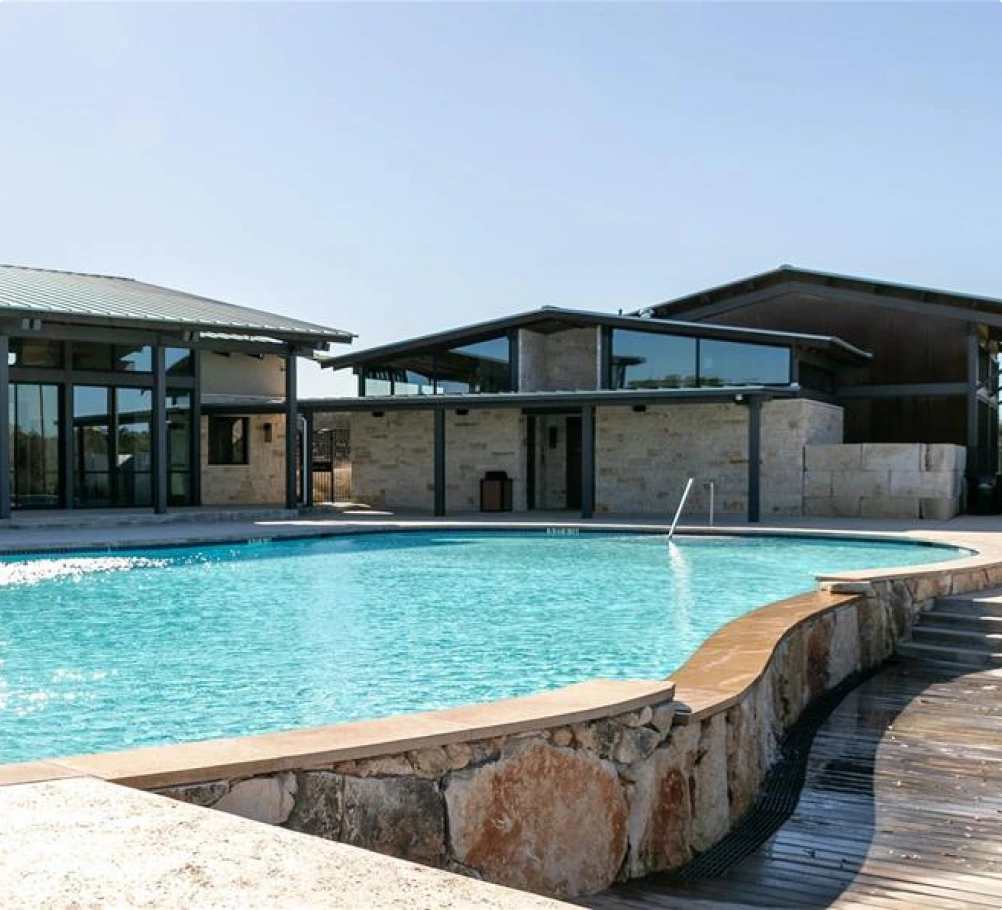 Topmar Services 4 Outdoor pool – TopMar Construction specializes in amenities centers and pools.